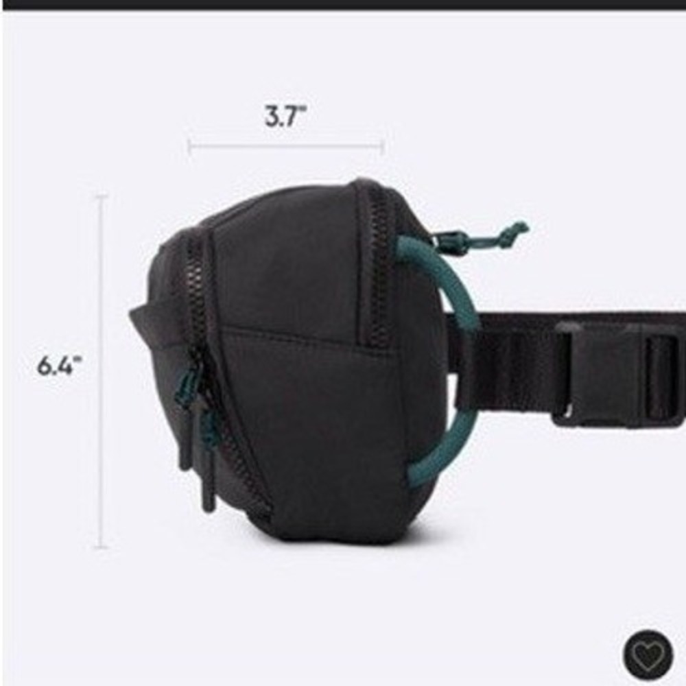 Owala Bottle Sling Hip Pack Unisex OS Black Teal Water Bottle Bag NWT - Picture 5 of 8